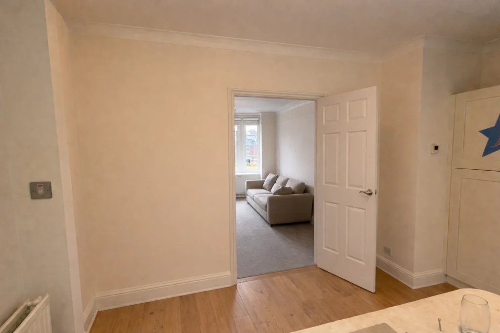 Bramhall Wall removal project before the work illustration