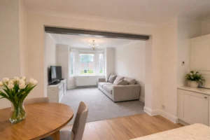 Bramhall Wall removal project after the work illustration